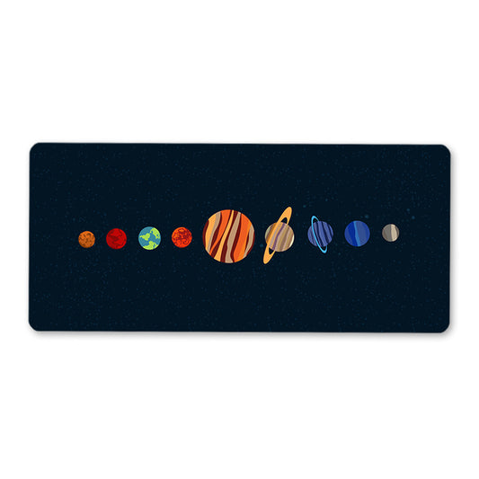 Universe Solar System Planet Desk Pad for Office and Gaming
