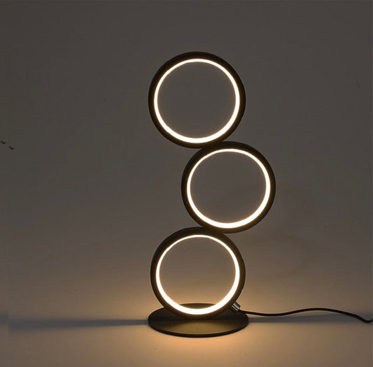 Circle Personality Three-tone Light LED Eye Protection Table Lamp Callipson